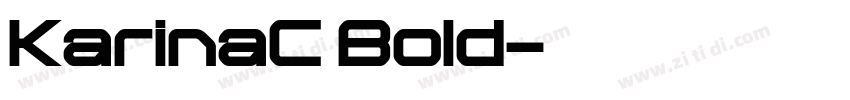 KarinaC Bold字体转换